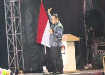 Peluncuran Tahapan Pemilu Kepala Daerah Berlangsung Meriah 