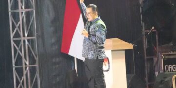 Peluncuran Tahapan Pemilu Kepala Daerah Berlangsung Meriah 