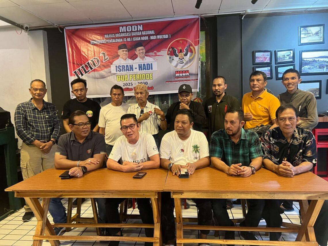 Mantap Dukung Isran-Hadi di Pilkada 2024, MODN Gelar Konfrensi Pers