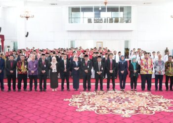 5.063 Pegawai Pemerintah dan Pejabat Manajerial Pemprov Kaltim Resmi Dilantik