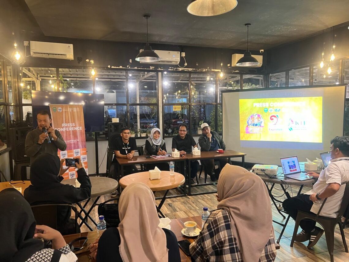 Gelar Konferensi Pers, Kadis Dispar Sebut 3 Event Besar Akan Kolaborasi Penuh