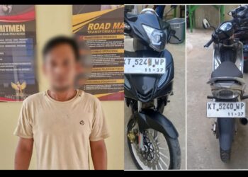 Pelaku Pencurian Sepeda Motor Berhasil Diamankan Polsek Sungai Pinang