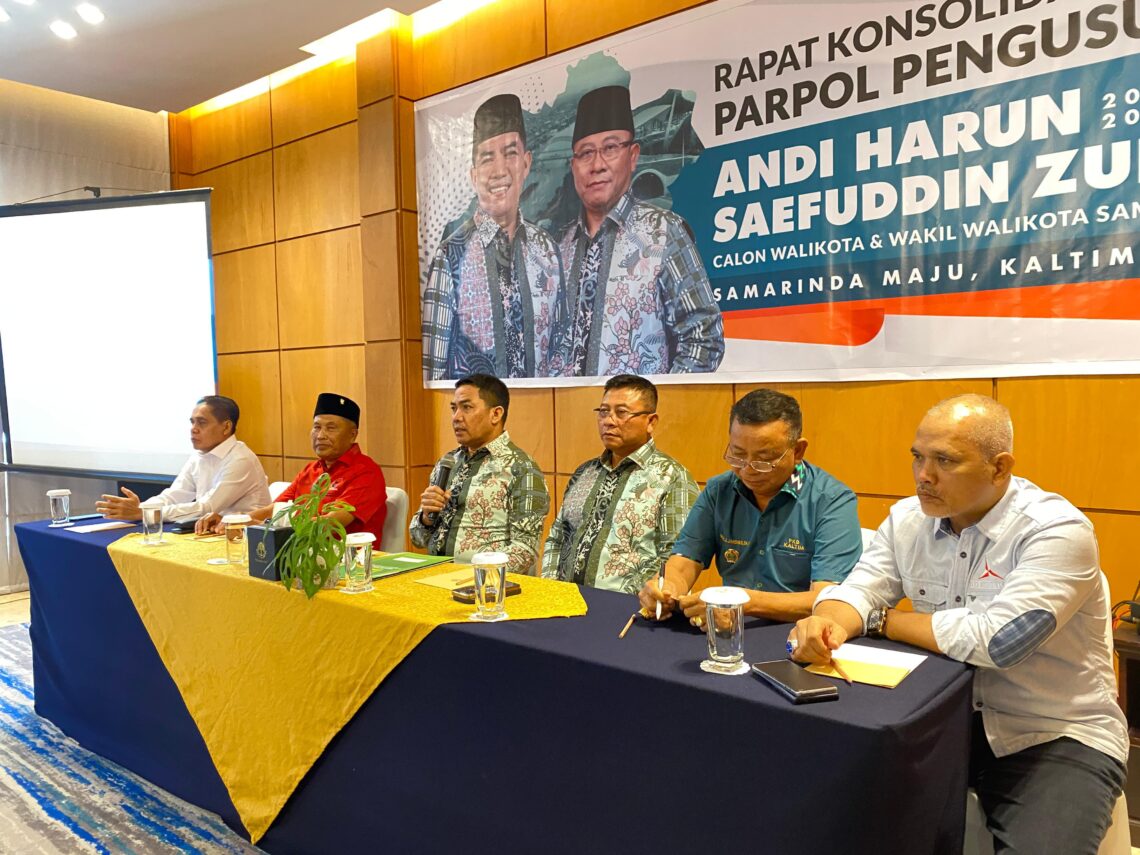 Rapat Konsolidasi Dukungan Parpol: Andi Harun-Saefuddin Zuhri Persiapkan Pendaftaran ke KPU