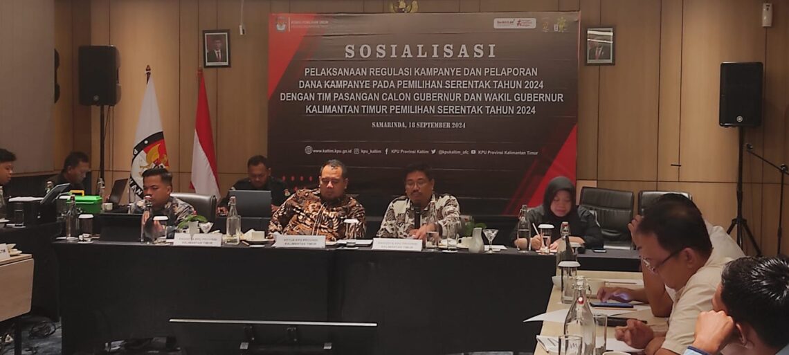 KPU Kaltim Adakan Bimtek Jelaskan Batasan Dana Kampanye