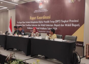 Rakor KPU Kaltim: Mempersiapkan Penetapan DPT Jelang Pilkada 2024