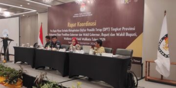 Rakor KPU Kaltim: Mempersiapkan Penetapan DPT Jelang Pilkada 2024