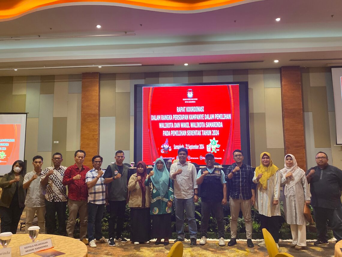 Jelang Kampanye, KPU Samarinda Bahas Aturan Pemasangan Alat Peraga