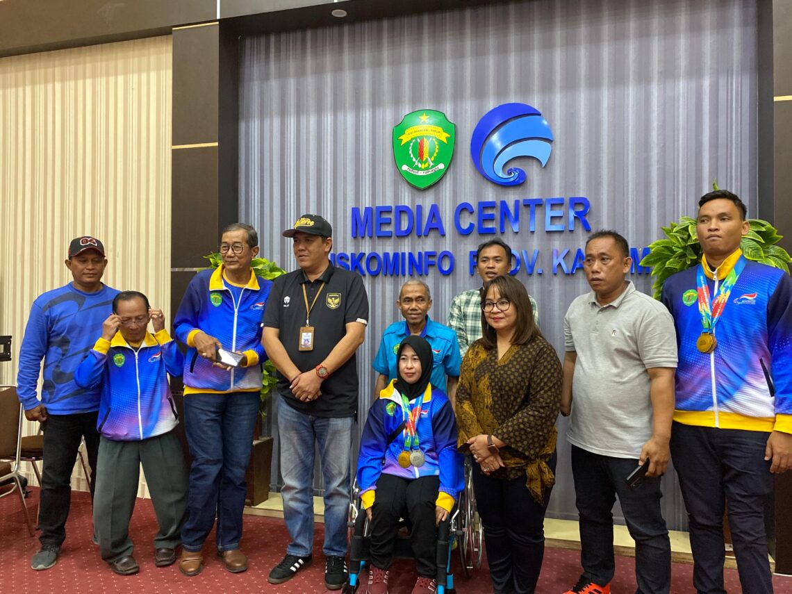 Apresiasi untuk Atlet Difabel Kaltim di PEPARNAS XVII: Diskominfo dan Dispora Gelar Jumpa Pers
