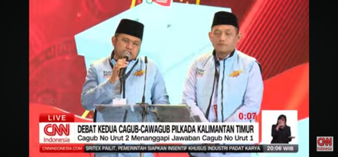 Debat Kedua Pilgub Kaltim, Pasangan Rudy-Seno Cetuskan Aplikasi Sakti 