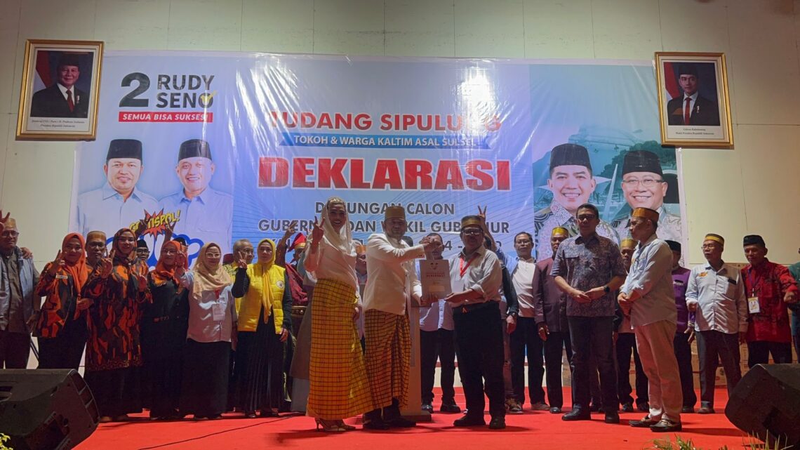 Tudang Sipulung, Perantau Sulsel di Samarinda Berikan Dukungan Penuh kepada Rudy-Seno untuk Pilgub Kaltim 2024