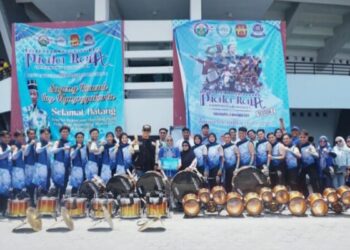 Tim Dispora Drum Corps Kaltim Sabet Juara Dua dalam Kejuaraan Drum Band di Yogyakarta