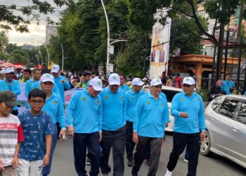 Perkokoh Toleransi, Kemenag Kaltim Gelar Jalan Sehat Kerukunan
