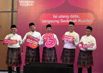 Berbagi Kebaikan di Bulan Ramadan,Tri Luncurkan Program Sedekah Kuota