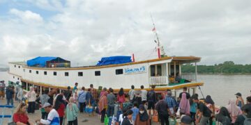 Dinas Perhubungan Kukar Pastikan Keamanan Transportasi Jalur Sungai saat Mudik Lebaran 2025