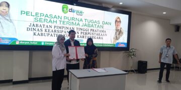 Sekda Harap Kepemimpinan Baru Bawa Semangat Baru di Dinas Kearsipan dan Perpustakaan Kukar
