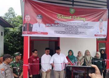 Posyandu Desa Teluk Dalam Diresmikan