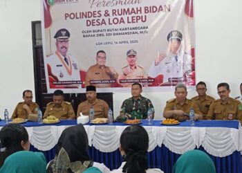 Bupati Edi Resmikan Poliklinik Desa Loa Lepu Tenggarong Seberang