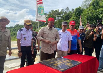 Embung Pertanian di Maluhu Diresmikan, Bupati Kukar Dorong Optimalisasi Lahan