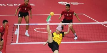 Dispora Kaltim Susun Strategi Perkuat Pembinaan Sepak Takraw Pasca-Pra POPNAS