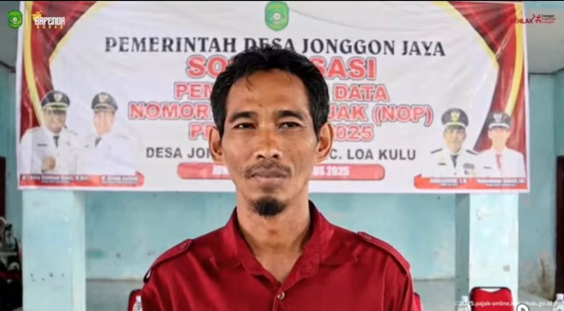 Bapenda Kukar Jemput Bola, Sosialisasi dan Pemutakhiran Data Pajak di Jonggon Jaya