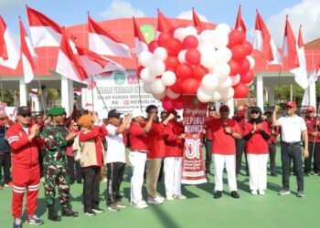 Bupati Kukar Ajak Masyarakat Kibarkan Merah Putih Sambut HUT RI ke-80