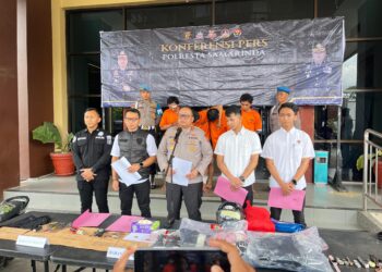 Polresta Samarinda Bongkar Sindikat Pencuri Antarprovinsi, Empat Tersangka Ditangkap