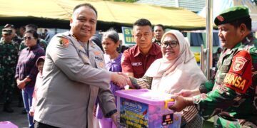 Polresta Samarinda Hadiri Kegiatan Baksos, Bakkes, GPM, UMKM, dan Donor Darah dalam Rangka HUT TNI ke-80