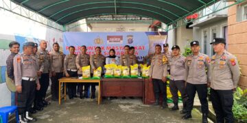 Polsek Samarinda Kota Gelar Gerakan Pangan Murah, 2 Ton Beras SPHP Disalurkan ke Warga Kelurahan Pelabuhan