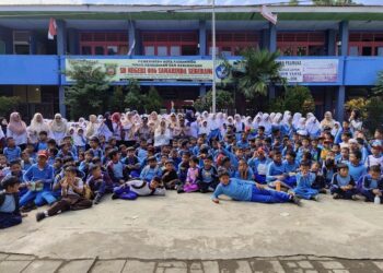 Tanamkan Kesadaran Sejak Dini, Polsek Samarinda Seberang Sosialisasi Bahaya Rokok dan Narkoba