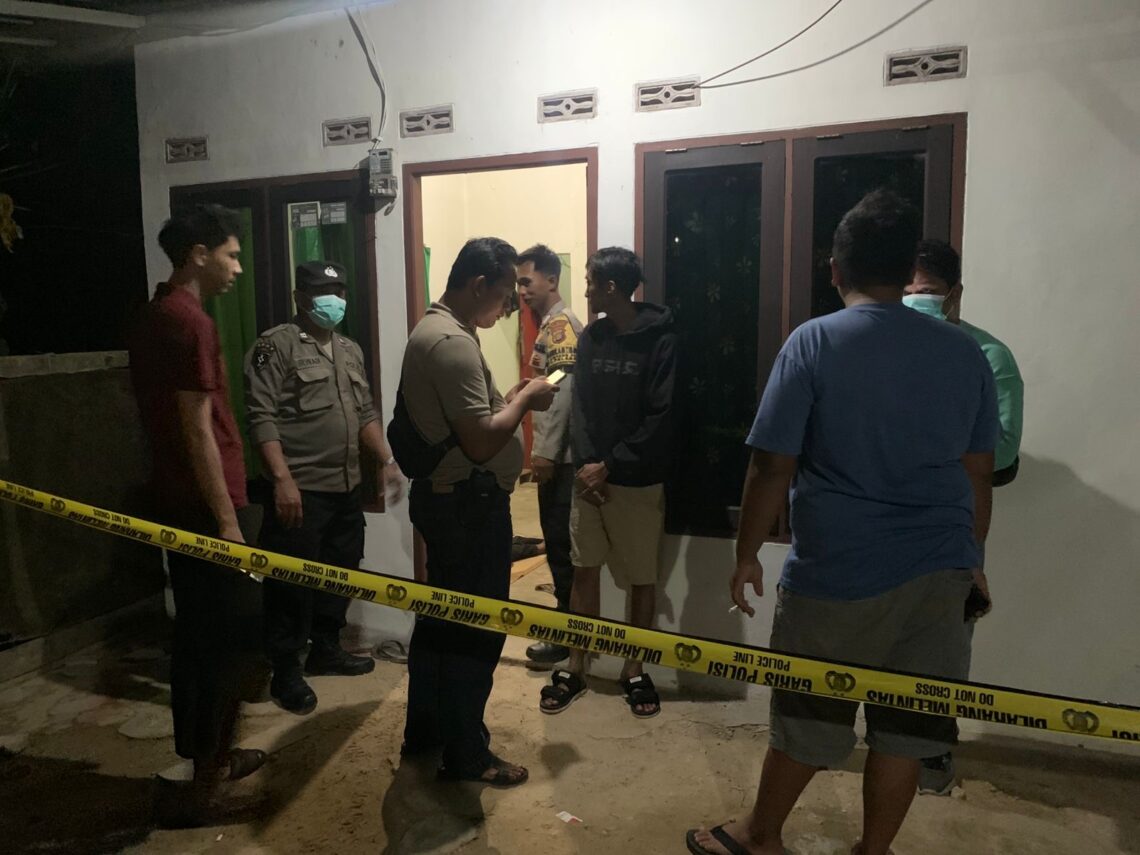Quick response Polsek Palaran mendatangi lokasi penemuan jenazah
