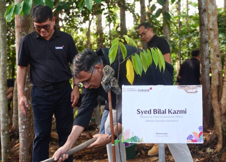 Kolaborasi Indosat dan OIKN Hijaukan Kawasan Ibu Kota Nusantara