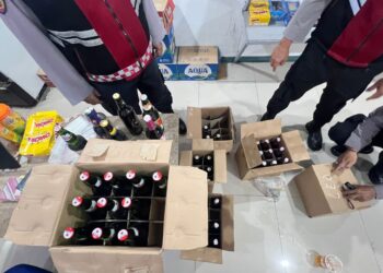 Operasi Pekat Mahakam 2026, Polisi Sita 150 Botol Miras di Samarinda