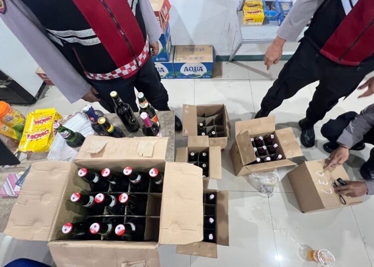 Operasi Pekat Mahakam 2026, Polisi Sita 150 Botol Miras di Samarinda