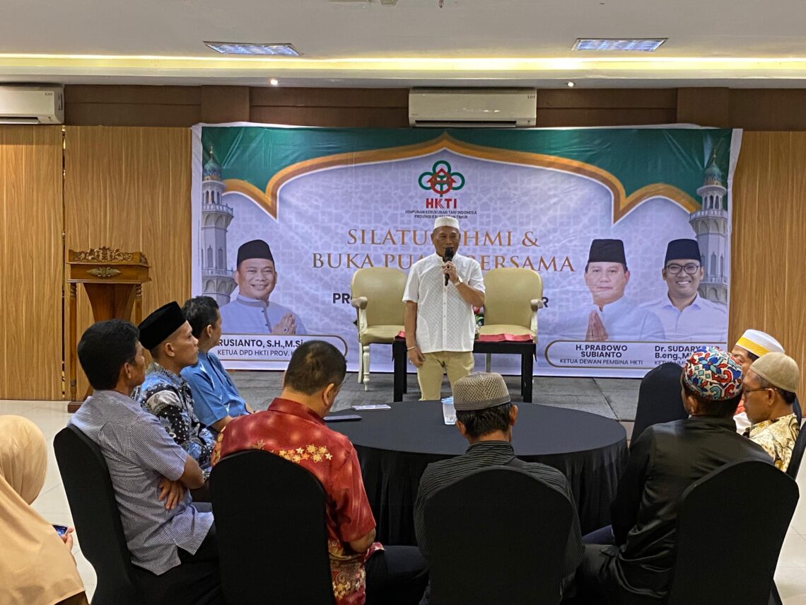 Silaturahmi Ramadan HKTI Kaltim, Satukan Organisasi dan Perkuat Ketahanan Pangan