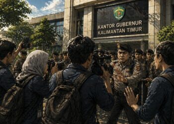 Empat Jurnalis Jadi Korban Represi Saat Aksi 214, Koalisi Pers Kaltim: Halangi Kerja Pers Bisa Dipidana