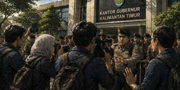 Empat Jurnalis Jadi Korban Represi Saat Aksi 214, Koalisi Pers Kaltim: Halangi Kerja Pers Bisa Dipidana