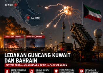 Kuwait dan Bahrain Dilaporkan Diguncang Ledakan, Otoritas Aktifkan Sistem Pertahanan dan Sirene Peringatan