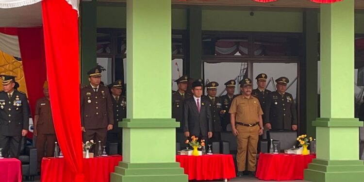HUT ke-81 TNI, Helmy Abdullah Tekankan Pentingnya Sinergi Jaga Kondusivitas Daerah