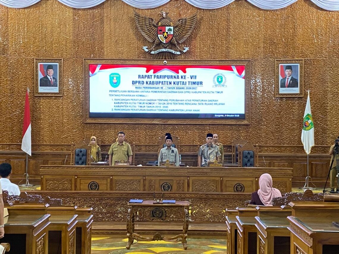 Kutim Tarik Dua Raperda, Regulasi Jadi Pertimbangan